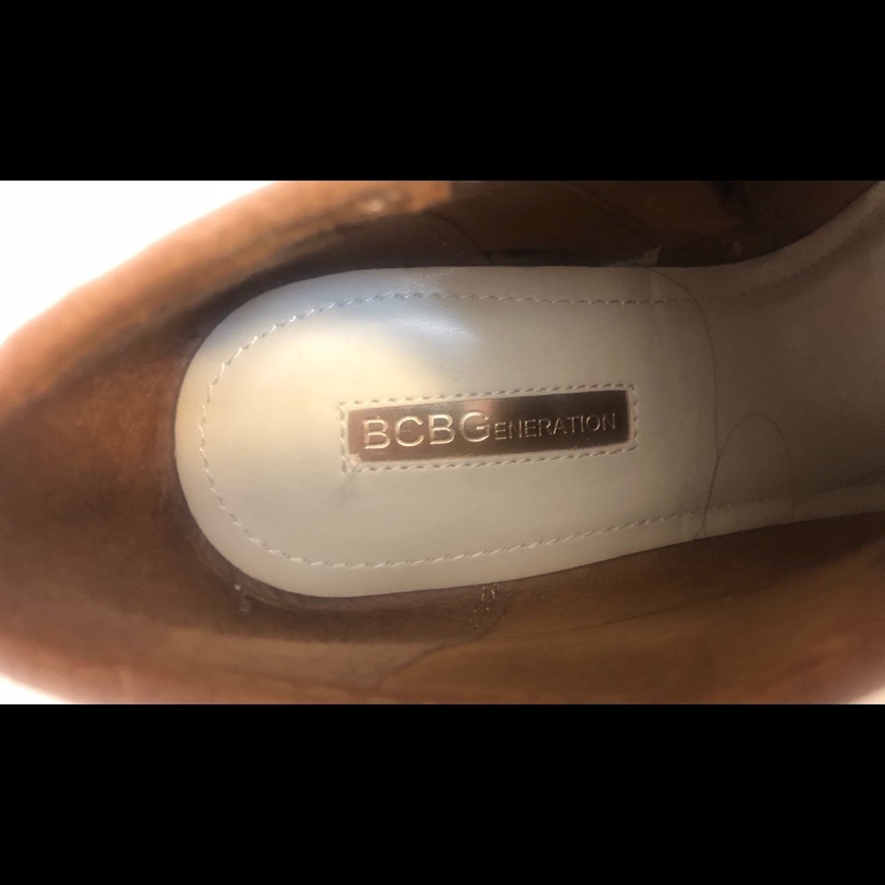 BCBGeneration Open Toe Wedge Shoes